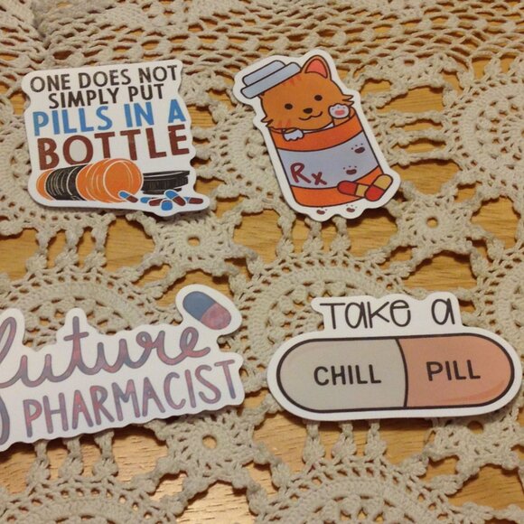 Pharmacist stickers, lockers, crafts, clipboards, scrapbooking - Picture 4 of 6